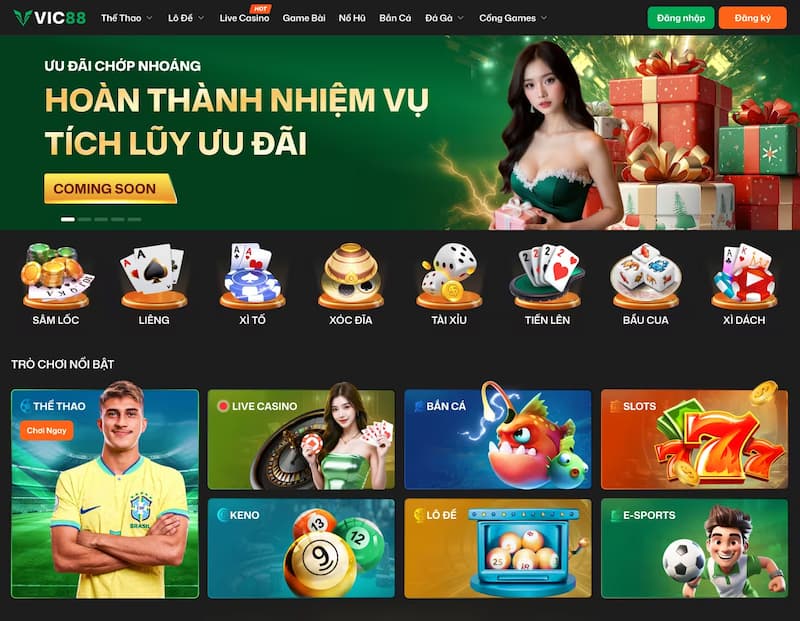 Vic88 đăng ký tài khoản cược